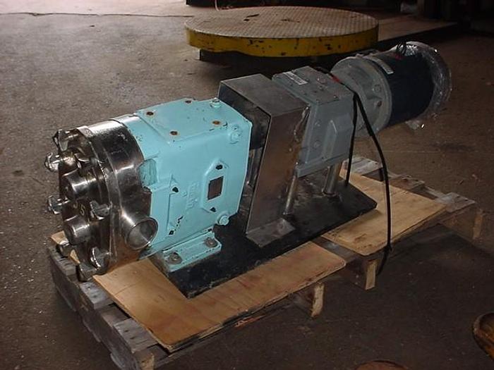 Used 2.5" WAUKESHA CHERRY-BURRELL POSITIVE DISPLACEMENT PUMP - S/S