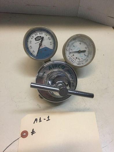 Used AIRCO 806 9606 OXYGEN REGULATOR, heavy duty Max In 3000psi Warranty Fast Shipp!