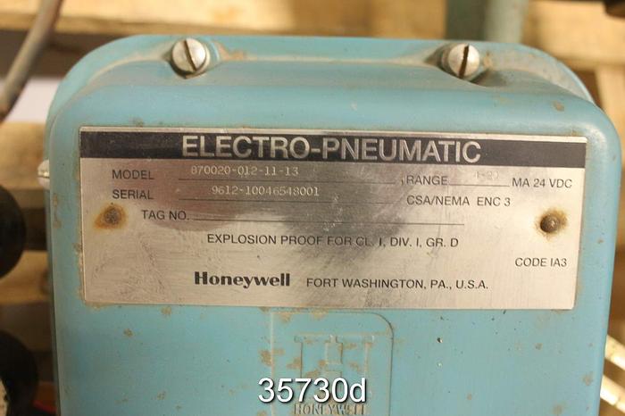 Used Honeywell 851900-1B202A4-19-PSB1-AAA 8" Control 3-Way Valve #35730