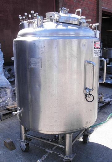 Used Reactor, 211 Gallon, S/st, Jkt, Agit, Mueller, 50 PSI/FV #C738351