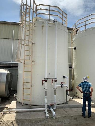 Used 2003 DEI Systems 12,300 Gallon Fiberglass Storage Tanks