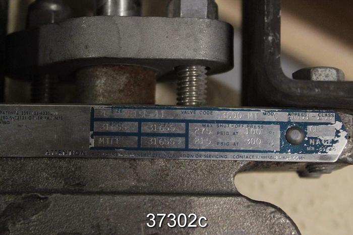 Used Jamesbury 4" Hand Operated Butterfly Valve, 4 815L-11-3600 MT #37302