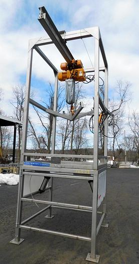 Used EXPERT PROCESS SUPER SACK UNLOADER – 3800# CAPACITY – ALL STAINLESS STEEL (#9762)