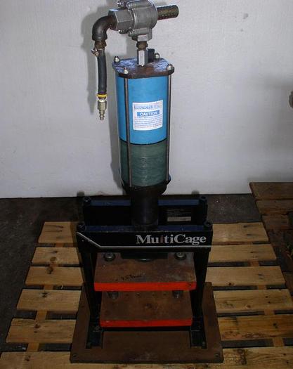 Used MultiCyl MultiCage Model 12MCP1215XL Pneumatic Press