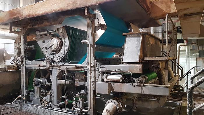 Used 2.0M (79") HEDEMORA GL&V TWIN WIRE PRESS 200 TPD 1985