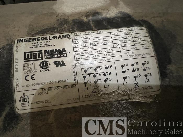 Used Ingersoll Rand 10 HP Compressor