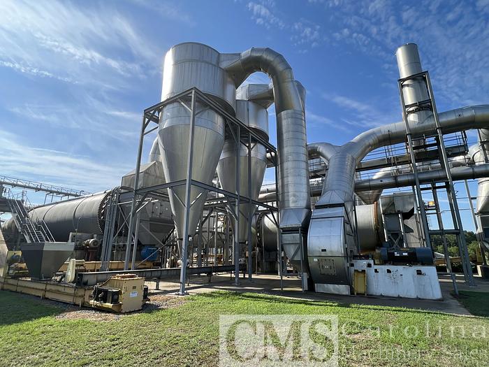 Used Buhler Aeroglide 13x60 Stainless Steel Drum Dryer with Burner