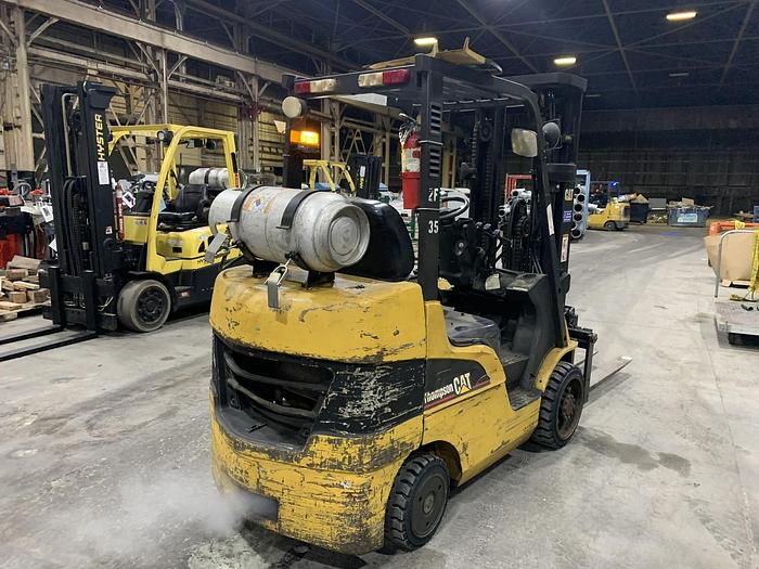 Used CATERPILLAR 6000 POUND MODEL C-6000 SOLID TIRE PNEUMATIC (FRONT) TIRES WITH SIDE SHIFT