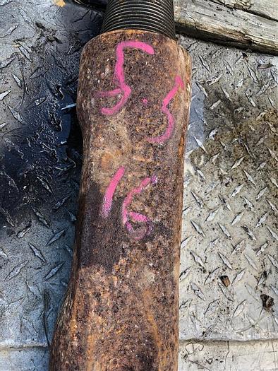 Used 5-1/2" X 16" Chisel Style Drill Bit 2.25x3.25 Thread for Cable Tool