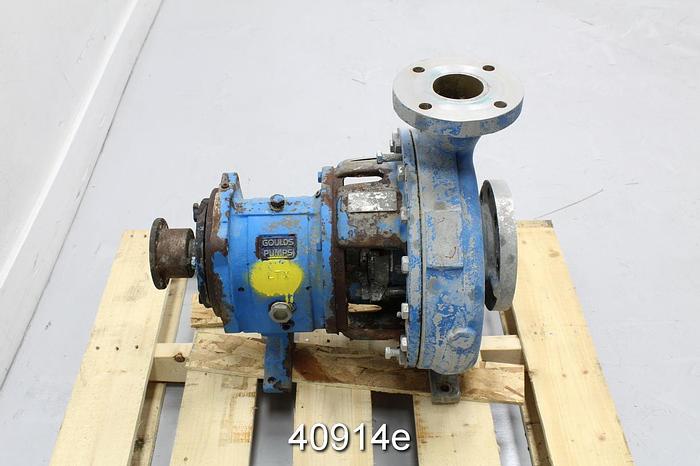 Used Goulds 3196 3x4x13, CD4M Casing, 6-Vane SS Impeller #40914