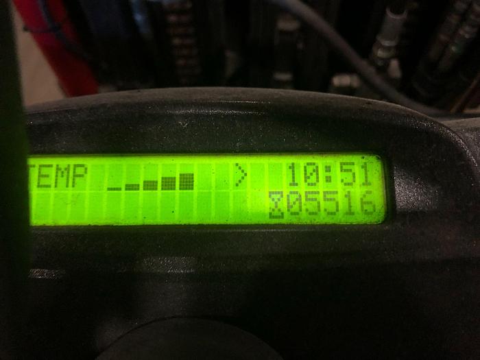 Used 12,000 POUND YALE ROLL CLAMP TRUCK MODEL GLC120VXPRS W/ 72" CLAMP MFG. 2015 5,500 HOURS