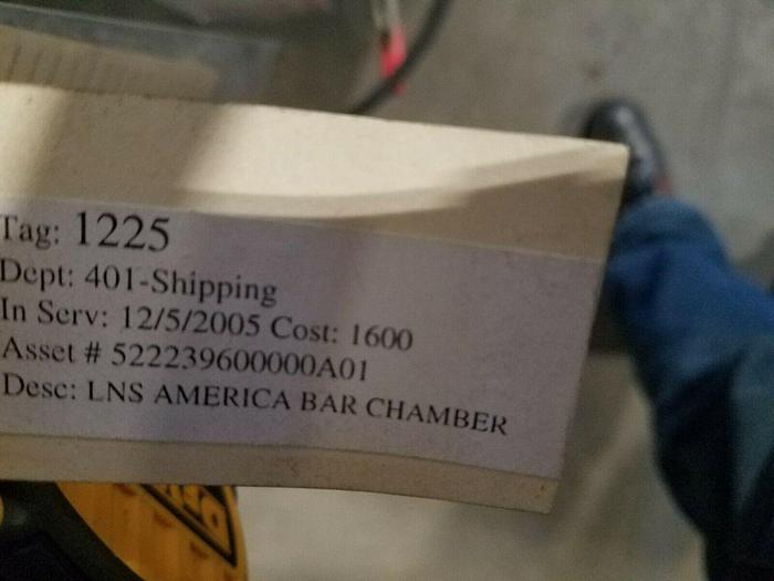 Used LNS America Honing Shaping Lathe with 3 Jaw Chuck