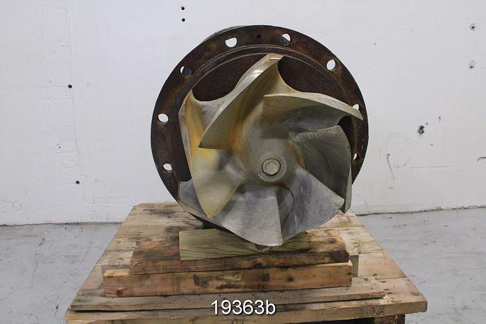 Used Goulds 3175 Pump, 14X14X18, 6-Vane Impeller, 18" Impeller, Iron #19363