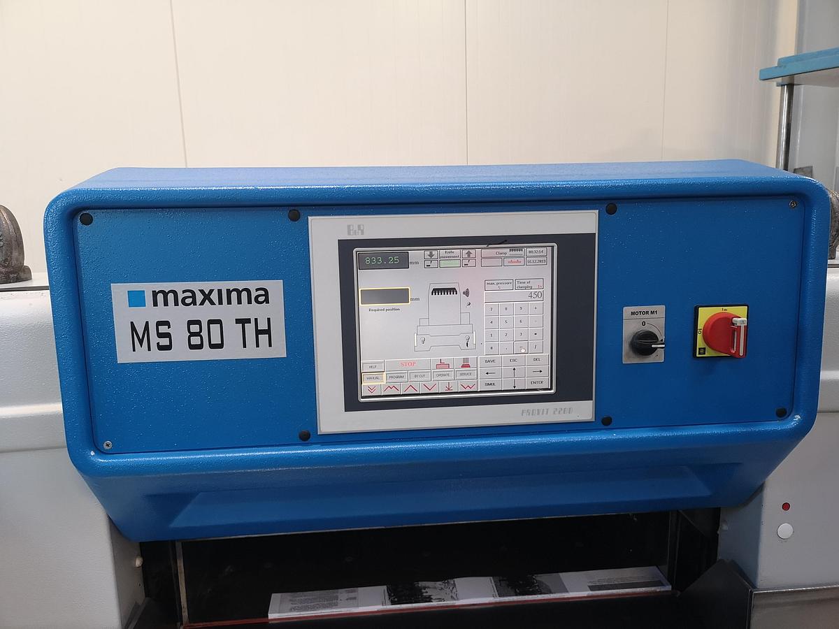 Używane Gilotyna do cięcia papieru Maxima MS 80 TH