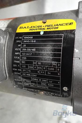 Used 2013 Reading Bakery Systems SS Continuous Mixer