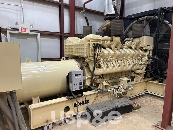 2 MW 2007 New Kohler 2250REOZDC Diesel Generator