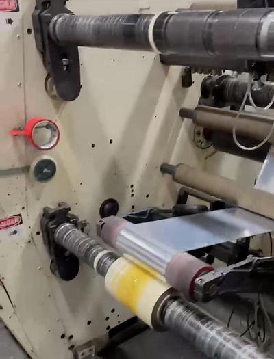 Used 30" WIDE DEACRO DUPLEX DA-600 SLITTER REWINDER CANTILEVERED ; SEPARATE UNWIND - PENDING SALE