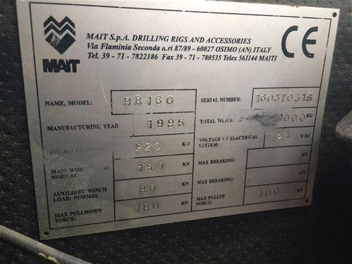 Used 1995 Mait HR160
