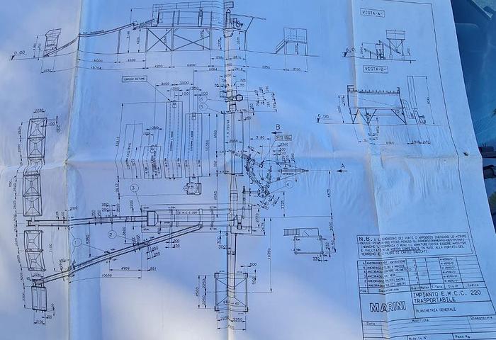 Usato Impianto di conglomerato bituminoso, Marini EMCC 220