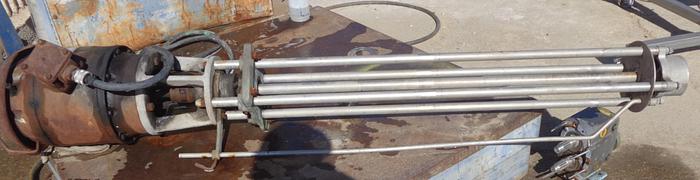 Used Homogenizer, In Tank, 3 HP, S/st, 4" diameter, 48" long #S743016