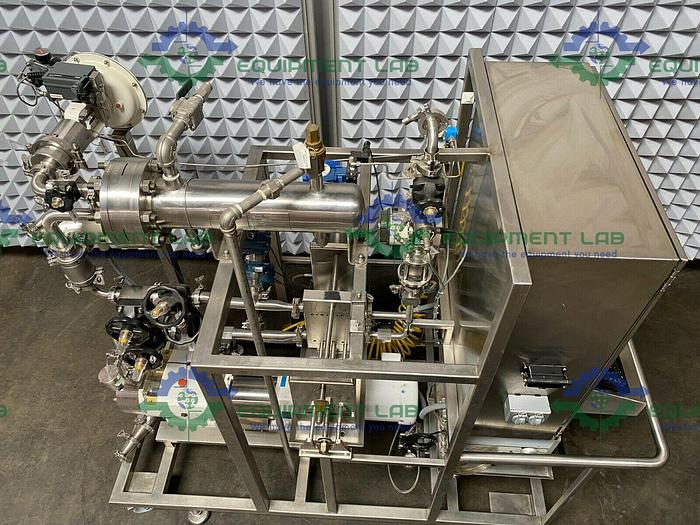 Used Pall TFF Filtration Skid w/ Alfa SRU47 Pump, Cassette Holder, & Heat Exchanger