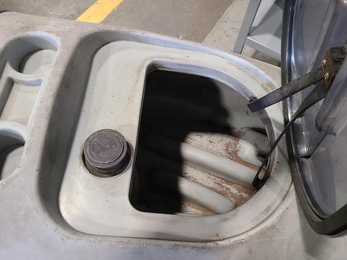 Used Convertamatic Floor Scrubber (A) with Built-in Charger.