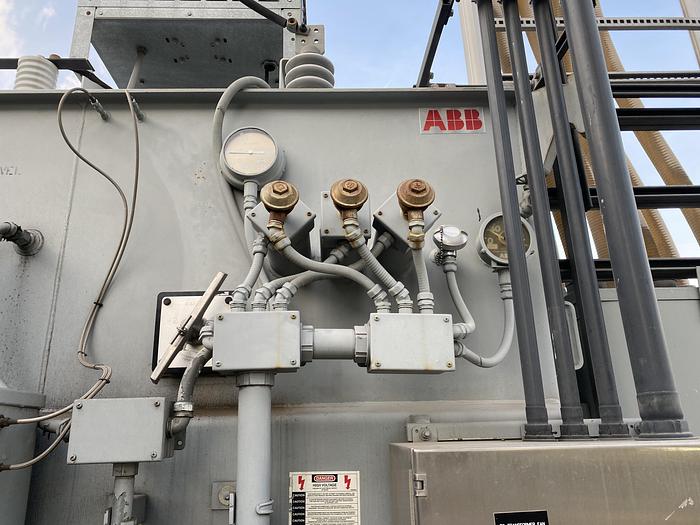 Used ABB TRANSFORMER 15,000 / 16,800 KVA SILICONE INSULATED MFG.  2002