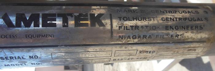 Used Filter, Pressure Leaf, 7.16 SF, Hast-C, Niagara/Ametek, #S742757