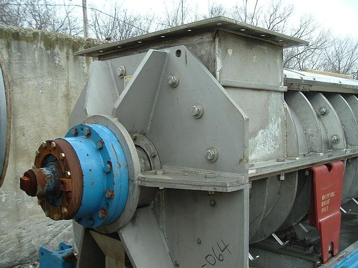 Used Andritz Dupps 3620C Dewatering Screw Press And 3.O Meter Gravity Table #23968