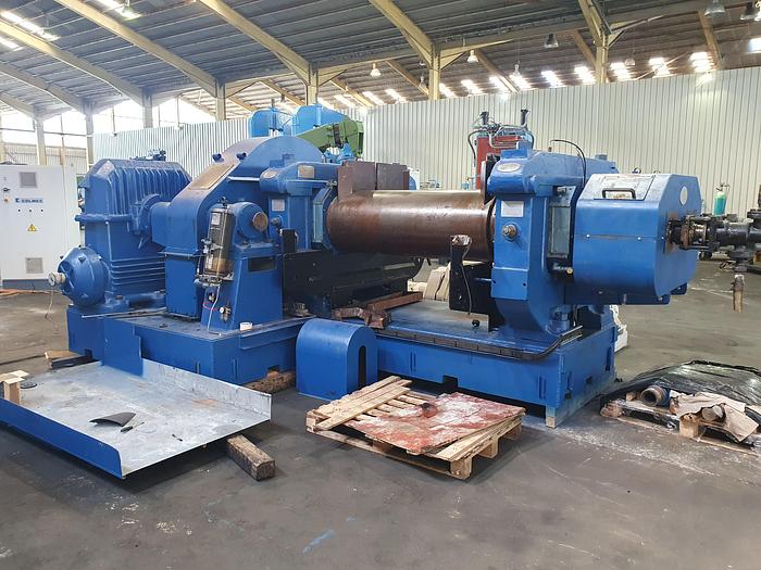 Used David Bridge 60in x 22in 2 Roll Mill