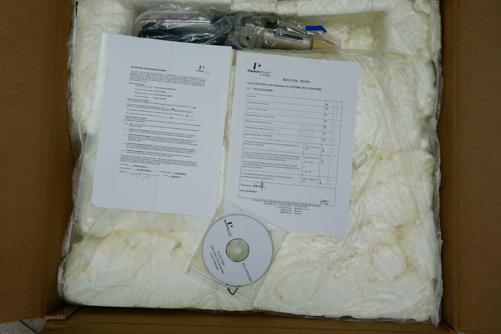 Perkin Elmer N9307080 Ultra Zero Air Generator N GT 15000 15.0 L/min / VICI DBS