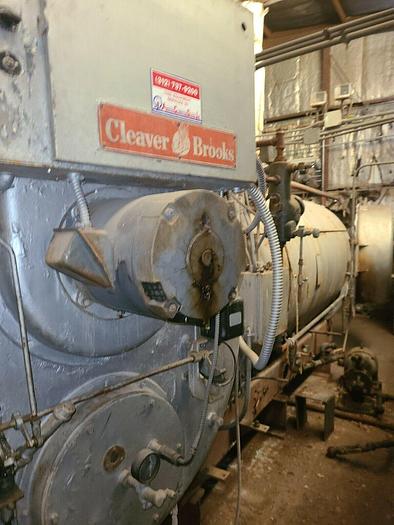 Used 1977 Cleaver Brooks  CB200-60 60HP 150 PSI Steam Boiler firetude