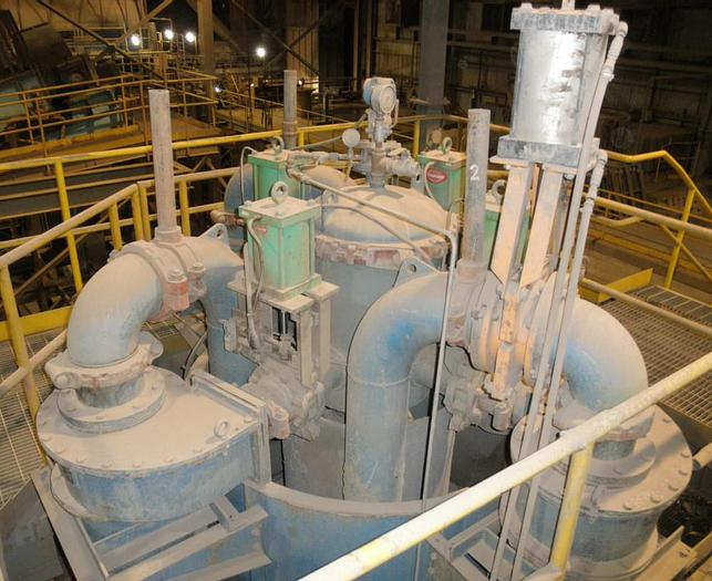 Used Separator, Hydrocyclone, Krebs, 15", DS15LB, Pod of 4 (2) #S738512