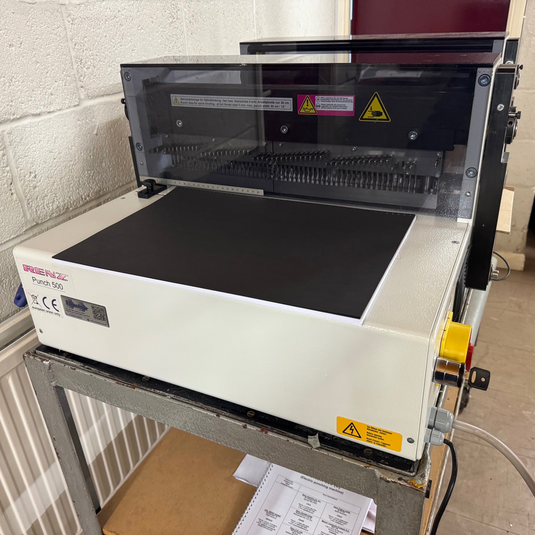 Used Renz P500 Punch Including 3:1 Split-Die Wire & Calendar Tool - Refurbished / Used