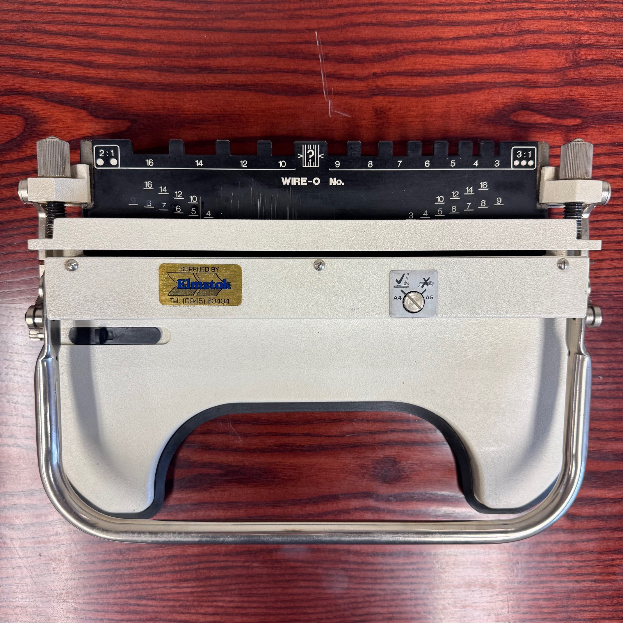 Used Second-hand JBI James Burn PB34 3:1 Wire Punch & Closer Binding Machine