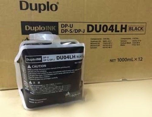DUPLO Duprinter DUO4LH Black Ink Pack of 12 x 1000cc