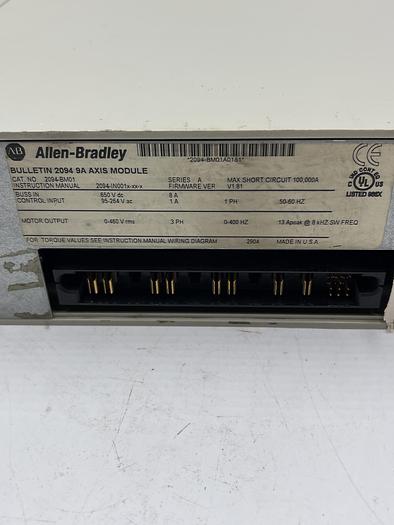 Used Allen-Bradley 2094-BM01 Ser A For Parts