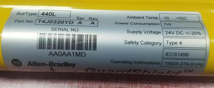 Used ALLEN BRADLEY 440L T4J0320YD UPS RED