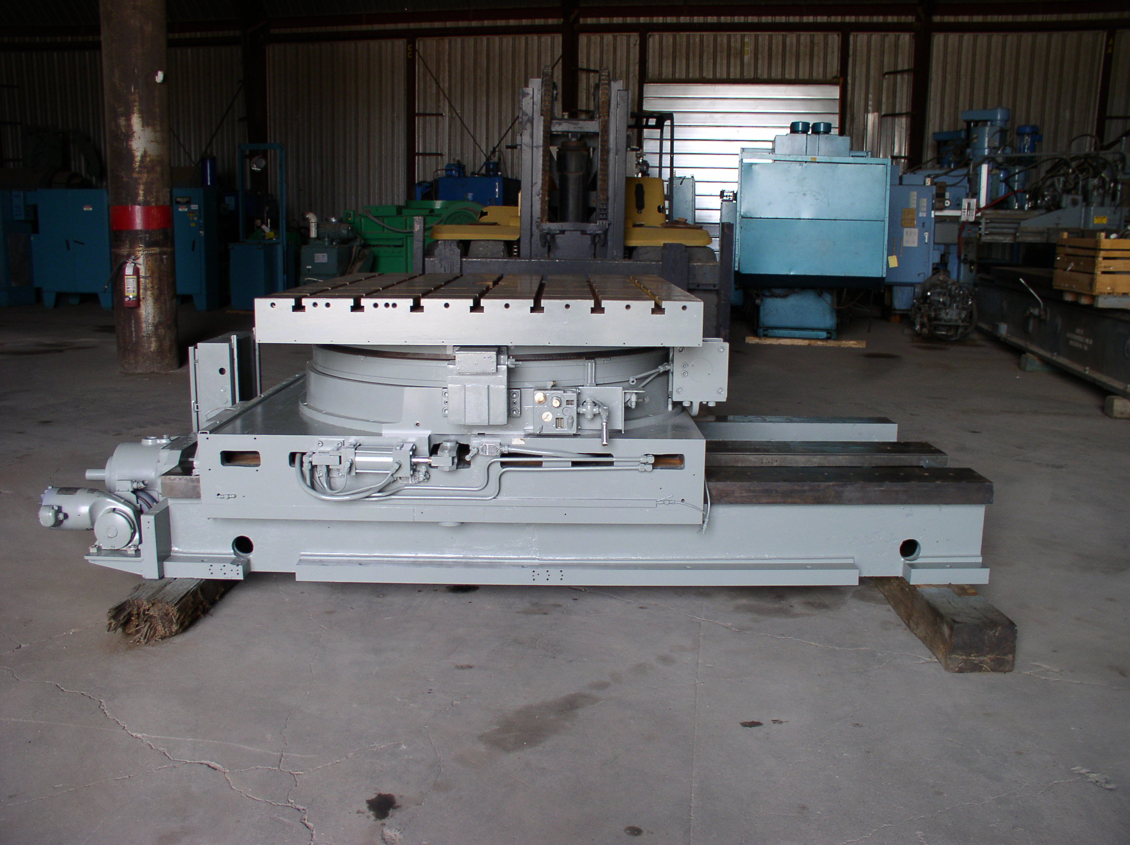 Used 60" x 72" Cincinnati Gilbert Rotary Table with Z Axis