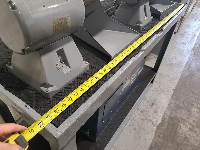 Used Double Head Buffing Polishing Machine with Romanoff Dust Collector