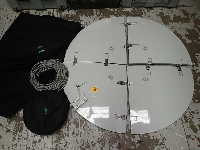 Used AVL Technologies 1296 K TracStar Mobile Satellite Station VSAT Antenna