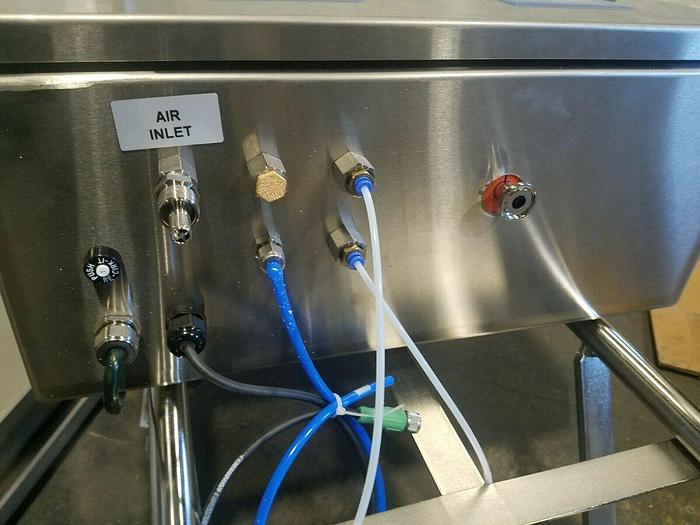 Used Burkert Portable Pharmaceutical Fluid Control System Stainless Steel