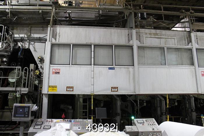 Used 290" Trim Complete Fourdrinier Paper Machine, with Metso Dilution Control Headbox #43932
