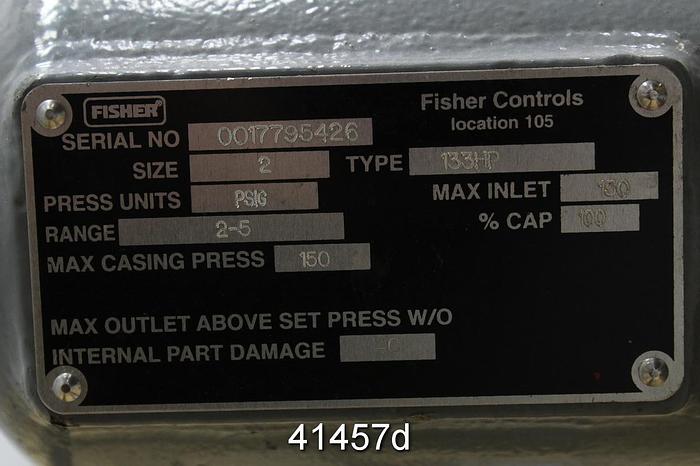 Used Fisher 2" 133Hp Steam Valve #41457