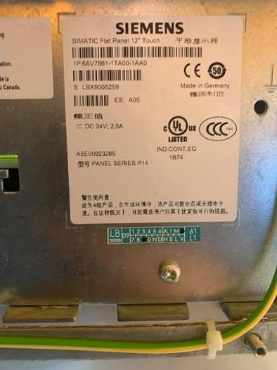 Used Siemens 6AV7861-3TB00-1AA0 Touch Panel