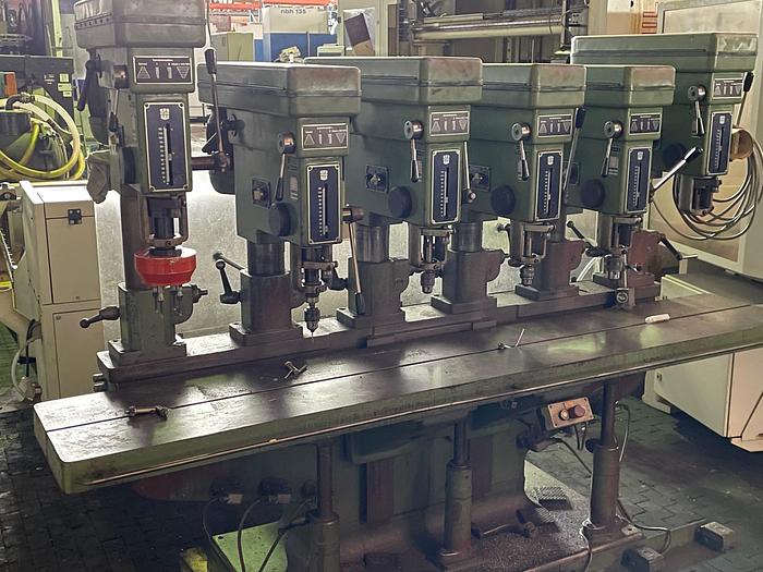 Gebraucht Reihenbohrmaschine  WÖRNER 6-fach Bohrmaschine