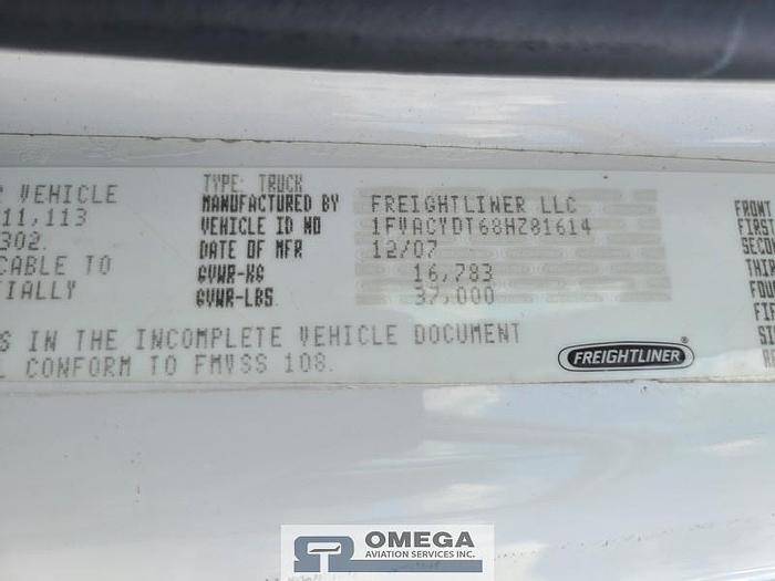 Used Unit #: 17603 - 3,000 Gallon Jet Fuel Truck (2008)