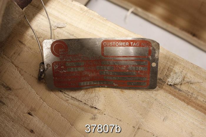 Used Wey Valve 4" Hand Operated Knife Gate Valve #37807