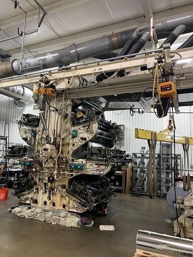 Used 54" PCMC 6 COLOR FLEXOGRAPHIC PRESS - STILL RUNNING - UPDATED APPX 2016