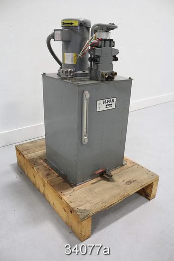 Used Parker H2-3.7K3X7437 Hydraulic Unit #34077
